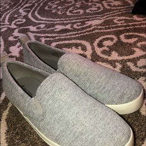 Call it spring gray slip ons